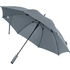 Niel 23"automaattisesti avautuva sateenvarjo kierrätetystä PET-muovista, harmaa liikelahja logopainatuksella